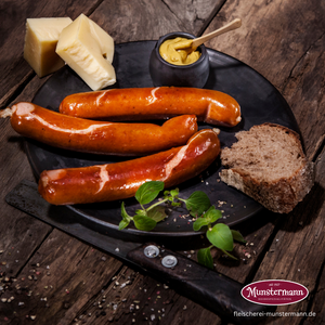 Bratwurst mit Käse 