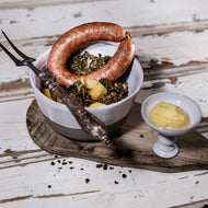Bregenwurst, Grünkohl, Wurstware