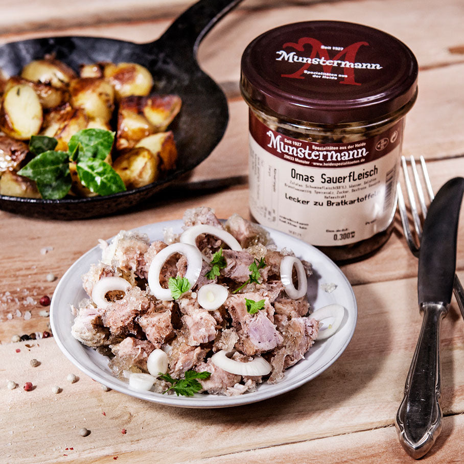 Sauerfleisch, Wurstware, Konserve