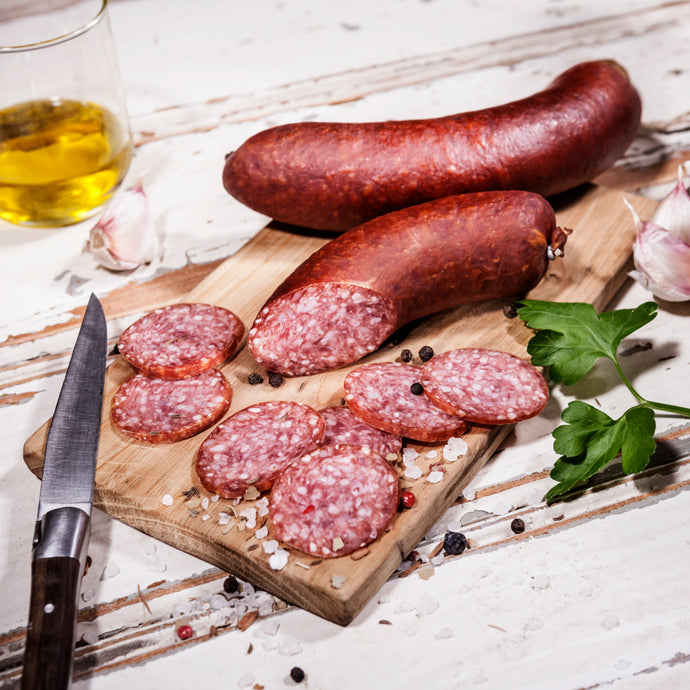 Heidschnuckenfleisch, Salami, Mettwurst